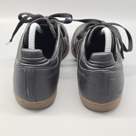 Adidas Originals Samba Mens Size 7 Black Gum 2008 Leather Sneakers Unique Stitch - Picture 6 of 11